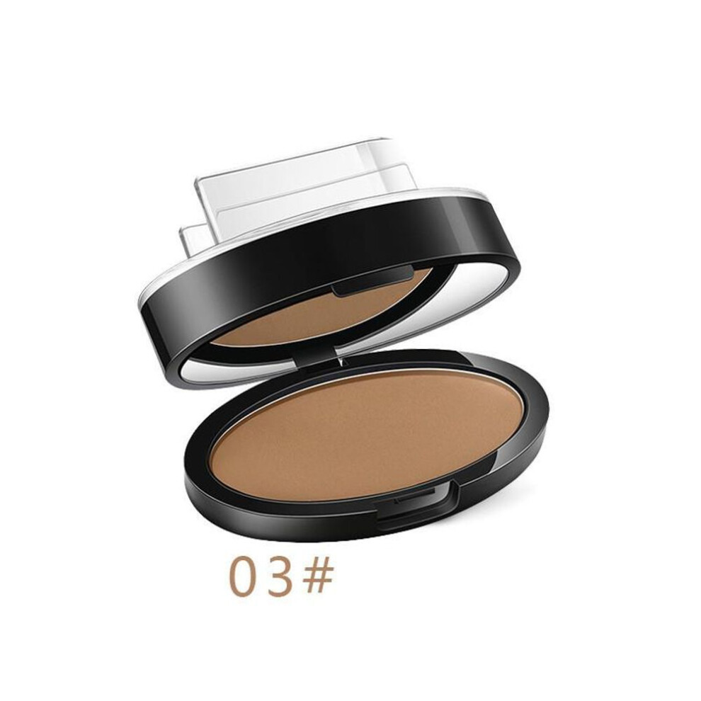 (brown, bridge) Eyebrow Powder Seal Waterproof Eyebrow Stamp Natural Shape Brow Stamp Powder Palette