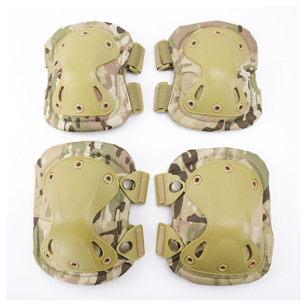 (Cp) Tactical Military Knee Pads Elbow Pads Airsoft Battle Hunting Elbow Pads Kneepads Outdoor Sports Safety Protection Equipment 5778930557677