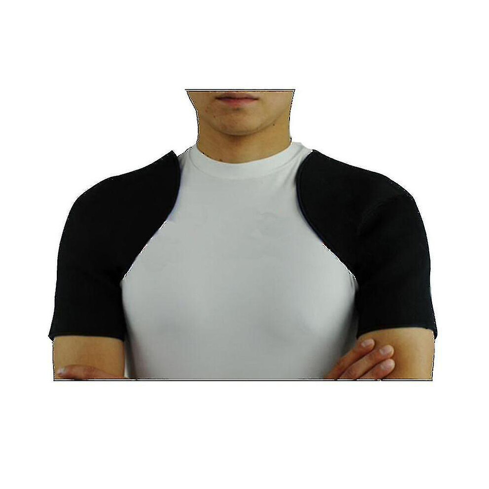 (M) Double Shoulder Support Brace Injury Arthritis Brace Strap-r