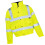 Large Bomber Jacket High Visibility Workwear With Concealed Hood 3