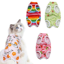 (XL, little white goose) Cat Sterilization Clothes Cat Recovery Suits Cotton Recovery Body Wraps Breathable Kittens Recovery Clothes For Cats