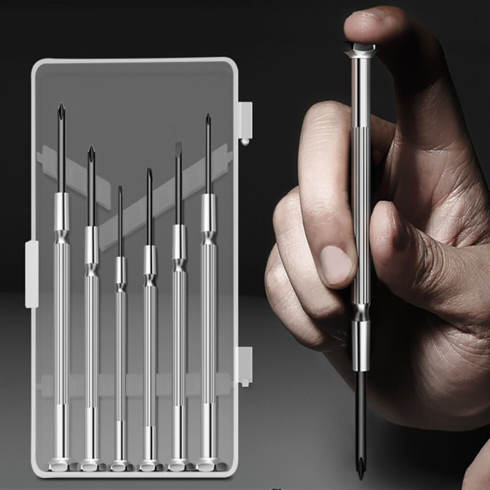 Screw Driver Kit Computer Equipment Watch Disassembly Small Cross Screwdriver Set 6 In 1