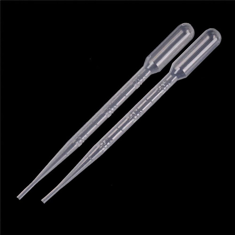 20pcs/set Practical Transfer Graduated Pipettes Lab Supplies 3ml Disposable Plastic Eye Dropper Set