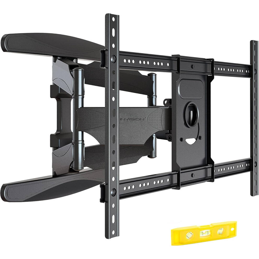 (Extra Large Double Arm) TV Wall Mount Dual Arm Tilt and Swivel, 37-75 Inch