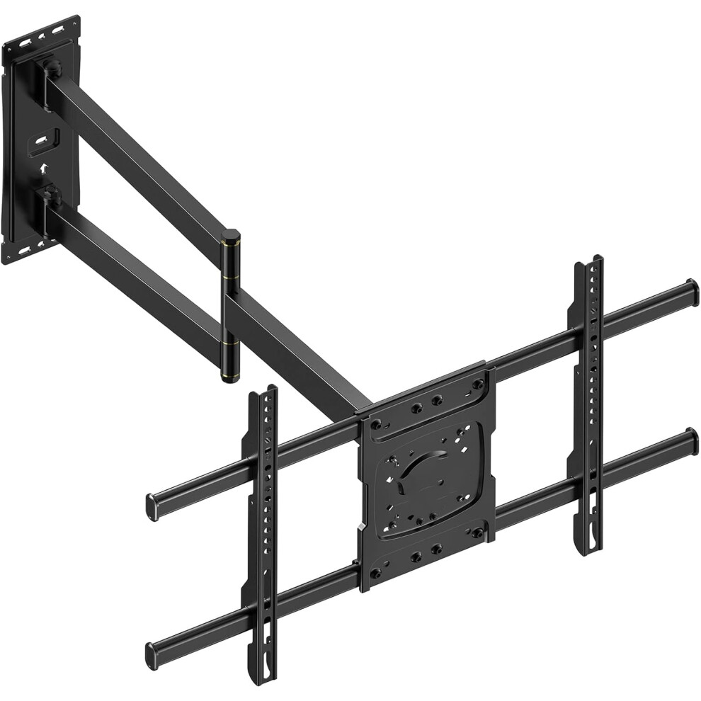 (Size 2) TV Wall Mount Mounts 32-75 Inch TVs, Long Reach TV Wall Bracket Has 710mm Smooth Extension