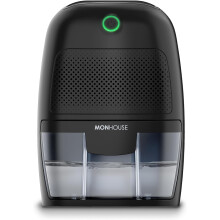 (600ml, Black) Dehumidifier 600ml Portable, Compact & Quiet Moisture Absorber