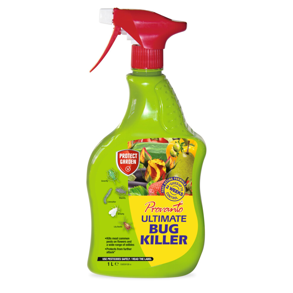 (1L RTU) Provanto Ultimate Fruit & Veg Bug Killer RTU Gun - Fast UK Delivery