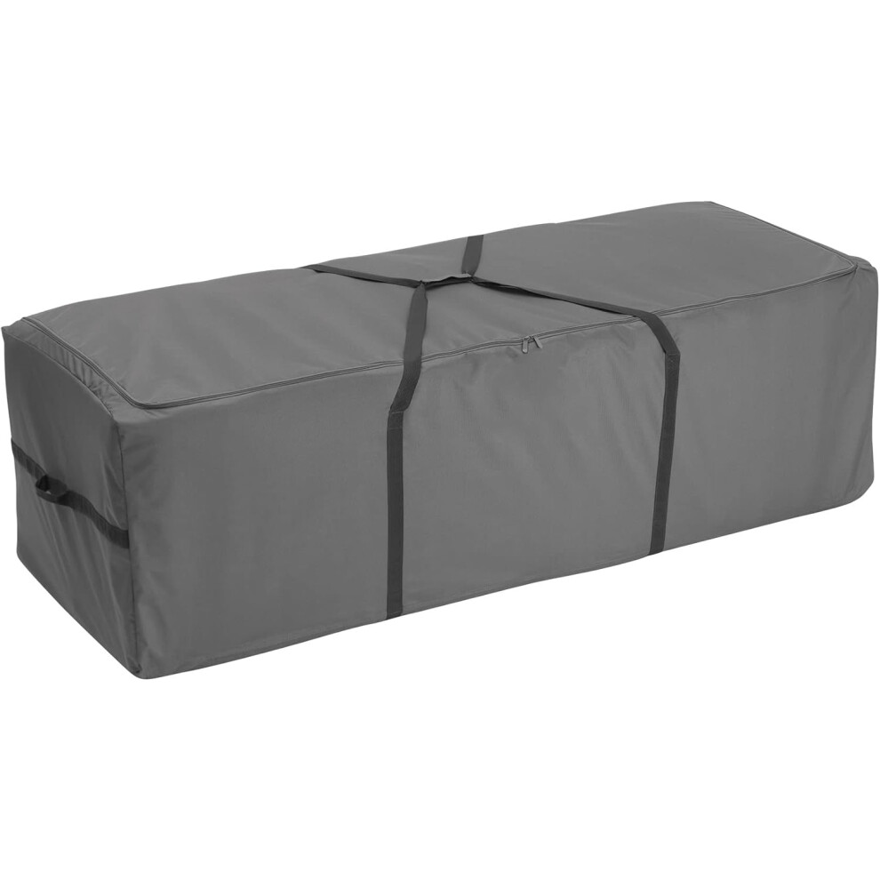 (XL) Garden Cushion Protective Storage Bag Cover | XLarge 200 x 75 x 60cm | For Outdoor Furniture Sofa Cushions Grey