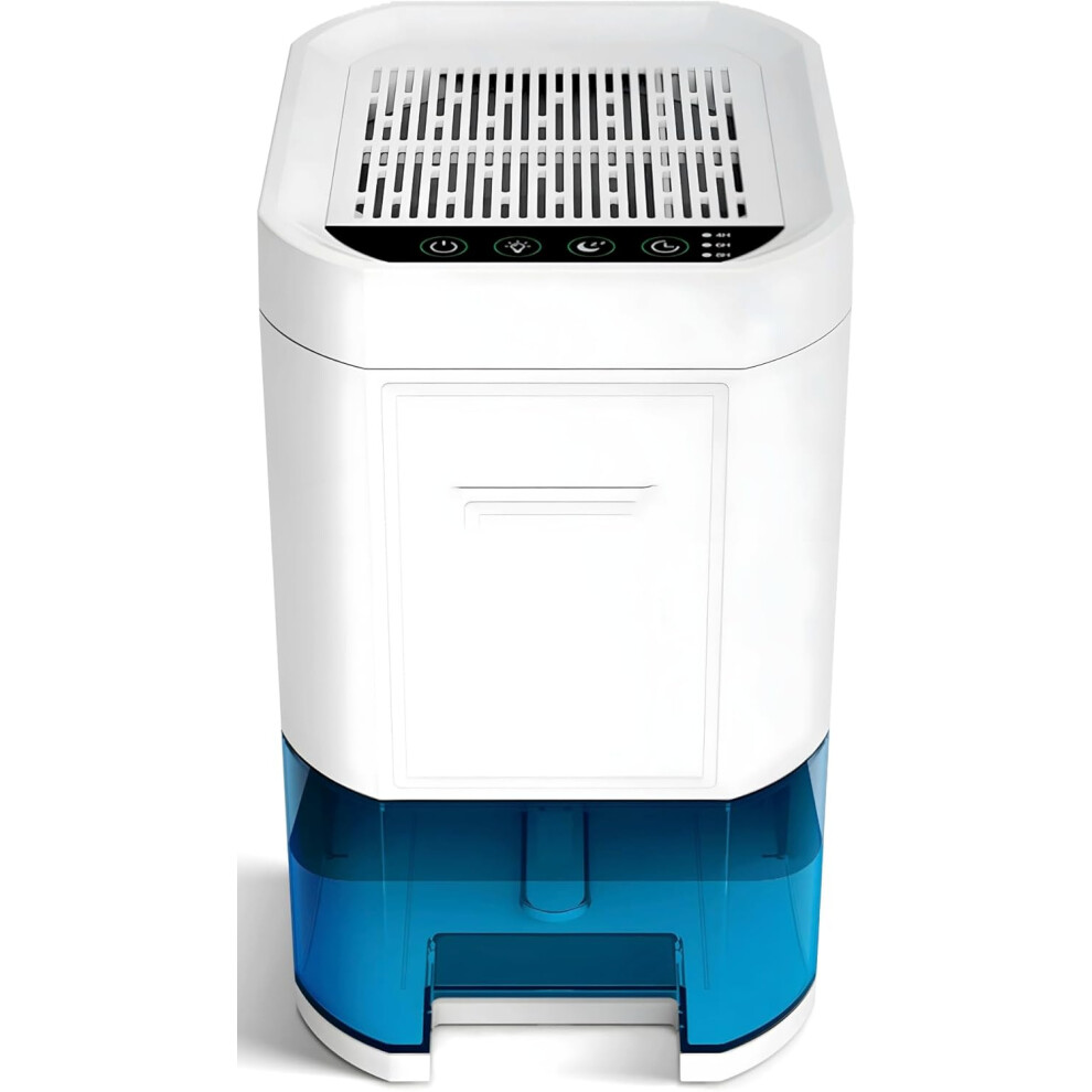 (1000ML (Touch Panel)) Electric dehumidifier for bedroom - sleep mode and 6 timer options - accommodates automatic changer to save money on small dehumidifier for bathroom