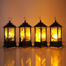 (ghost) Halloween Castle Light Vintage Lantern Props Party Hanging T4p1 Lamps Led Decor