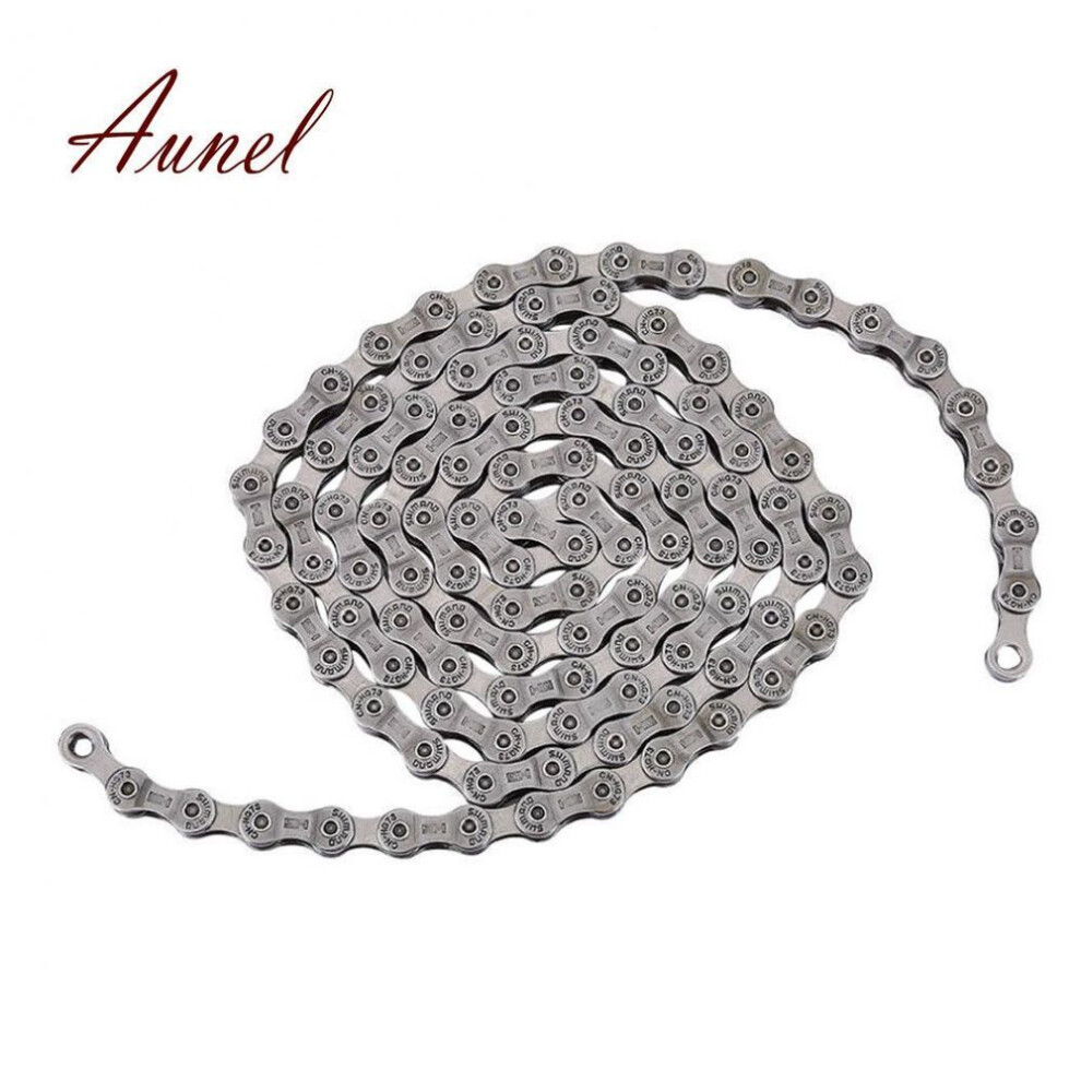 Hg73 9/27 Speed 114 Link Stretch-proof Mountain Bike Bicycle Chain With Buckle