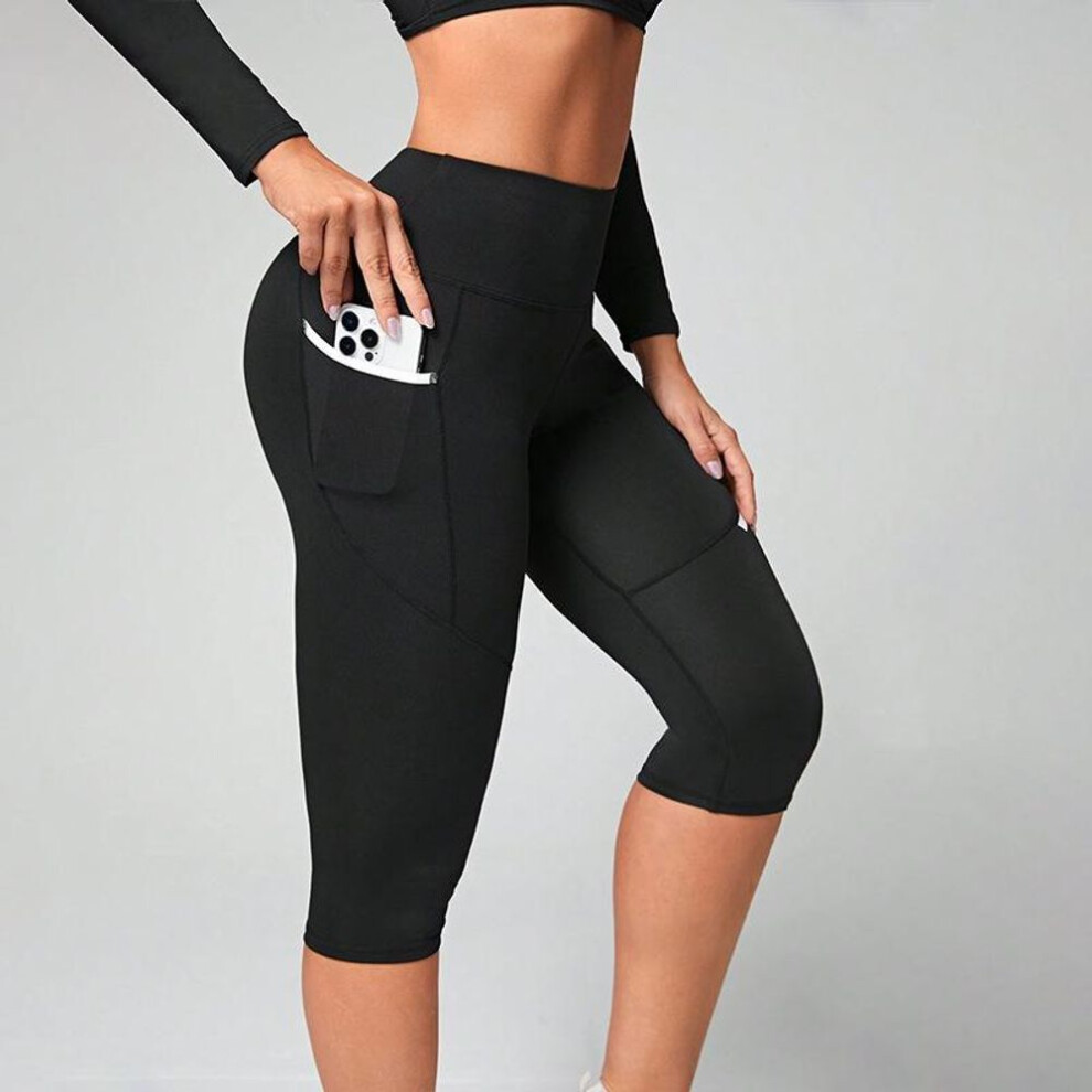(black, M) European And American High Waist Yoga Pants: Sexy Hip-lifting Leggings For Women.