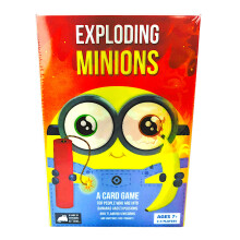 Minions Esplosivi di Exploding Kittens - Gioco di carte alla roulette russa, giochi di festa per famiglie - 2-5 giocatori