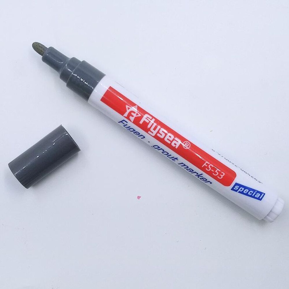 (grey) 1Pc Grout Tile Marker Repair Wall Pen Odorless Non Toxic For Home Tiles Floor Decor