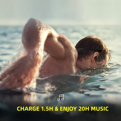 8GB Waterproof MP3 Player Swimming Headphone 1