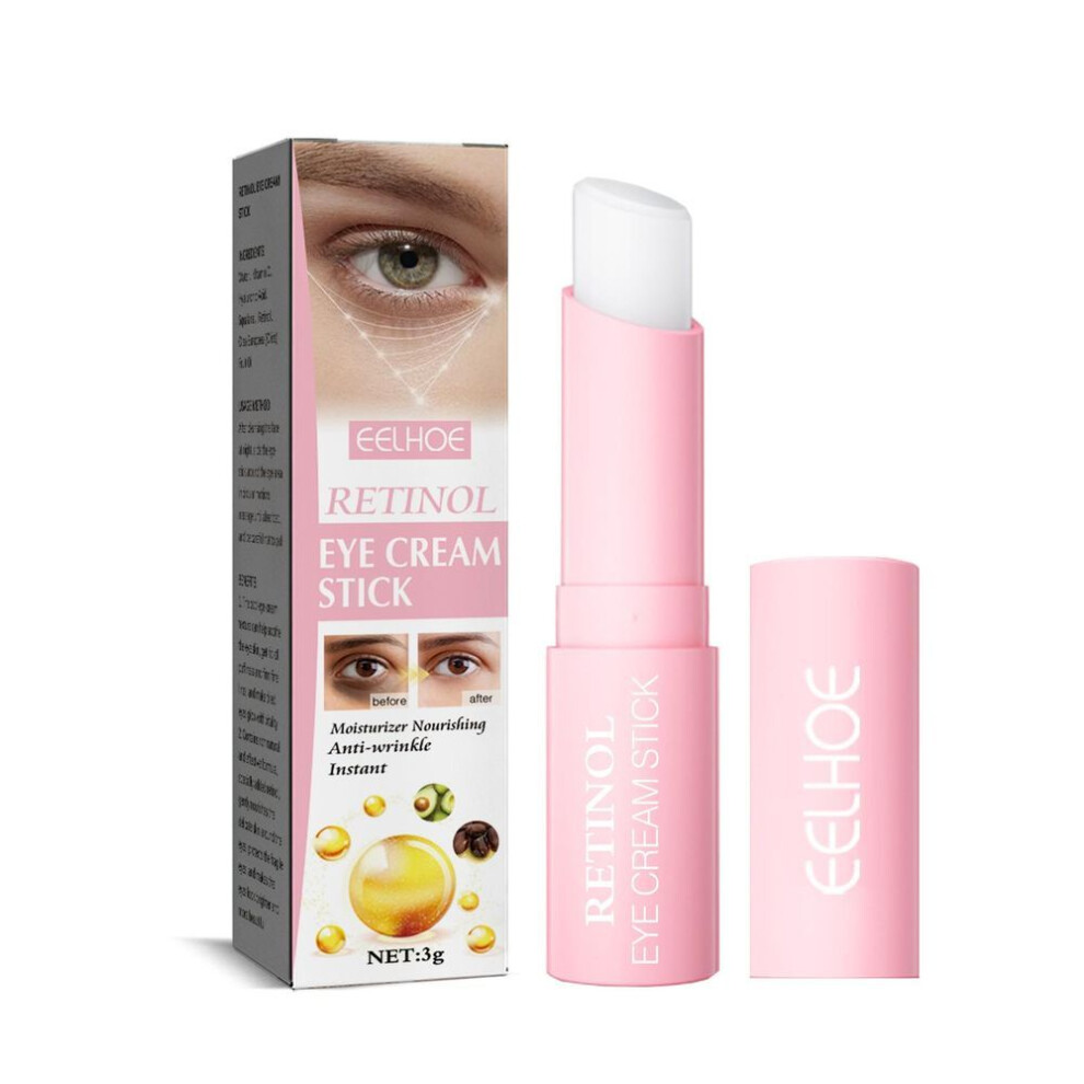 (as the picture) Retinol Eye Cream Stick, Anti Wrinkle, Massage Cream, Remove Dark Circles, Moisturizing, Eyes Skin Care