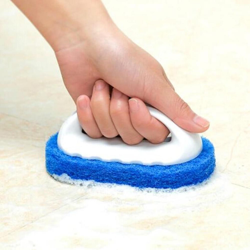 (dark blue, 14*8CM) Blue Soft Magic Sponge Eraser Cleaning Bathtub Ceramic Tile Cleaner Kitchen Tool