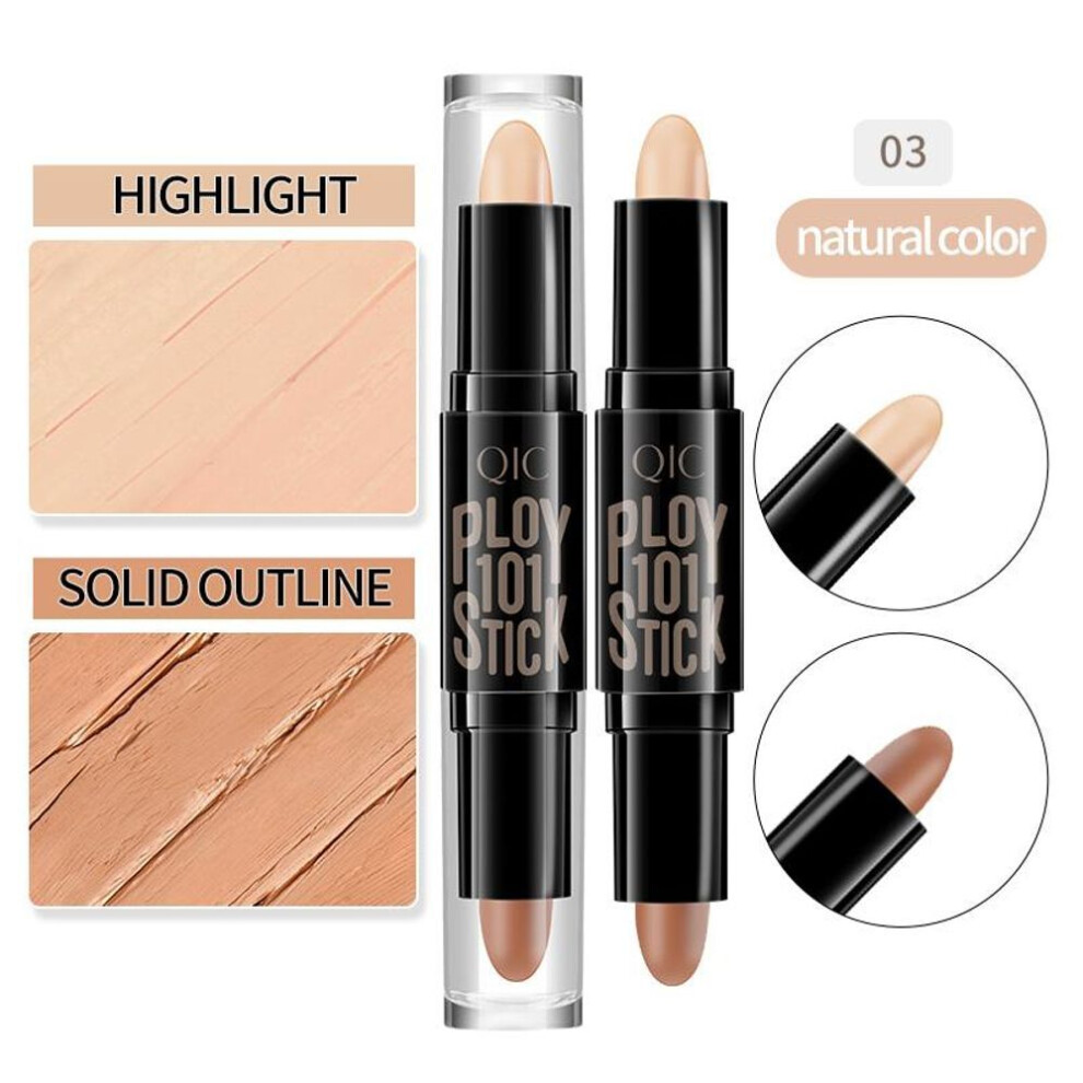 (03) Face Professional Foundation Concealer Pen Long Lasting White Dark Circles Corrector Contour Eye Stick Pencil Cosmetic Makeup