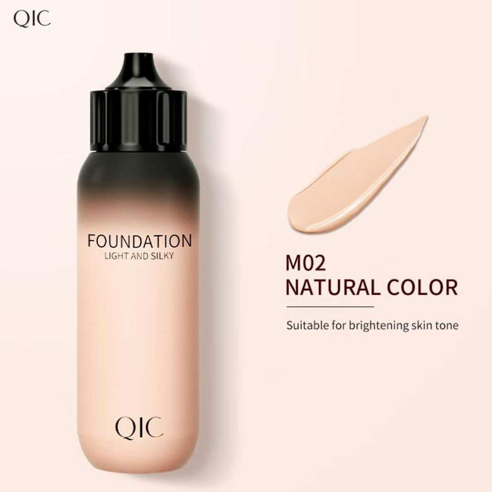 (02) Matte Foundation Cream Concealer Full Coverage Moisturizing Face Dark Circle Liquid Long-lasting Eye Corrector Primer Makeup