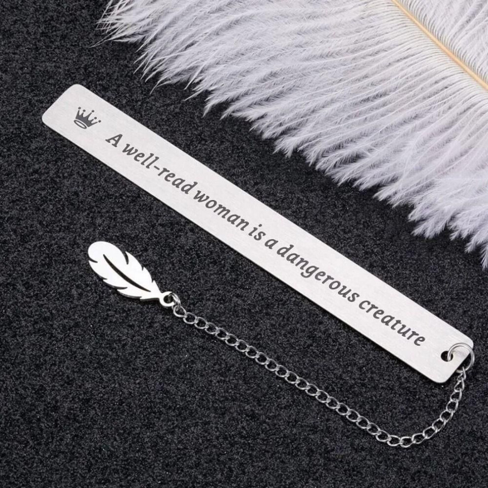 Leaf Stainless Steel Bookmark Bookmark Metal Laser Lettering Bookmarks New Pendant Bookmark
