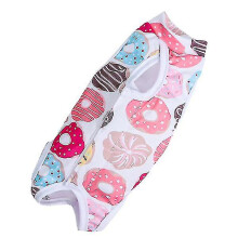 (L, Pink) Cat Sterilization Clothes Cat Recovery Suits Cotton Recovery Body Wraps Breathable Kittens Recovery Clothes For Cats