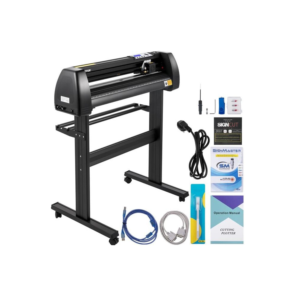 Vevor KZJFLEXI720MMB42NV1 Vinyl Cutter Machine, 28 in. LED Plotter Printer