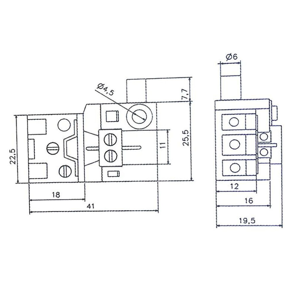 Curve Saw Dust Switch 651923-1 Replace For Makita 5903r 5103r 5143r Uc3530a Uc4030a Ls1013 Ls1013l Ls1040 Ls1040f