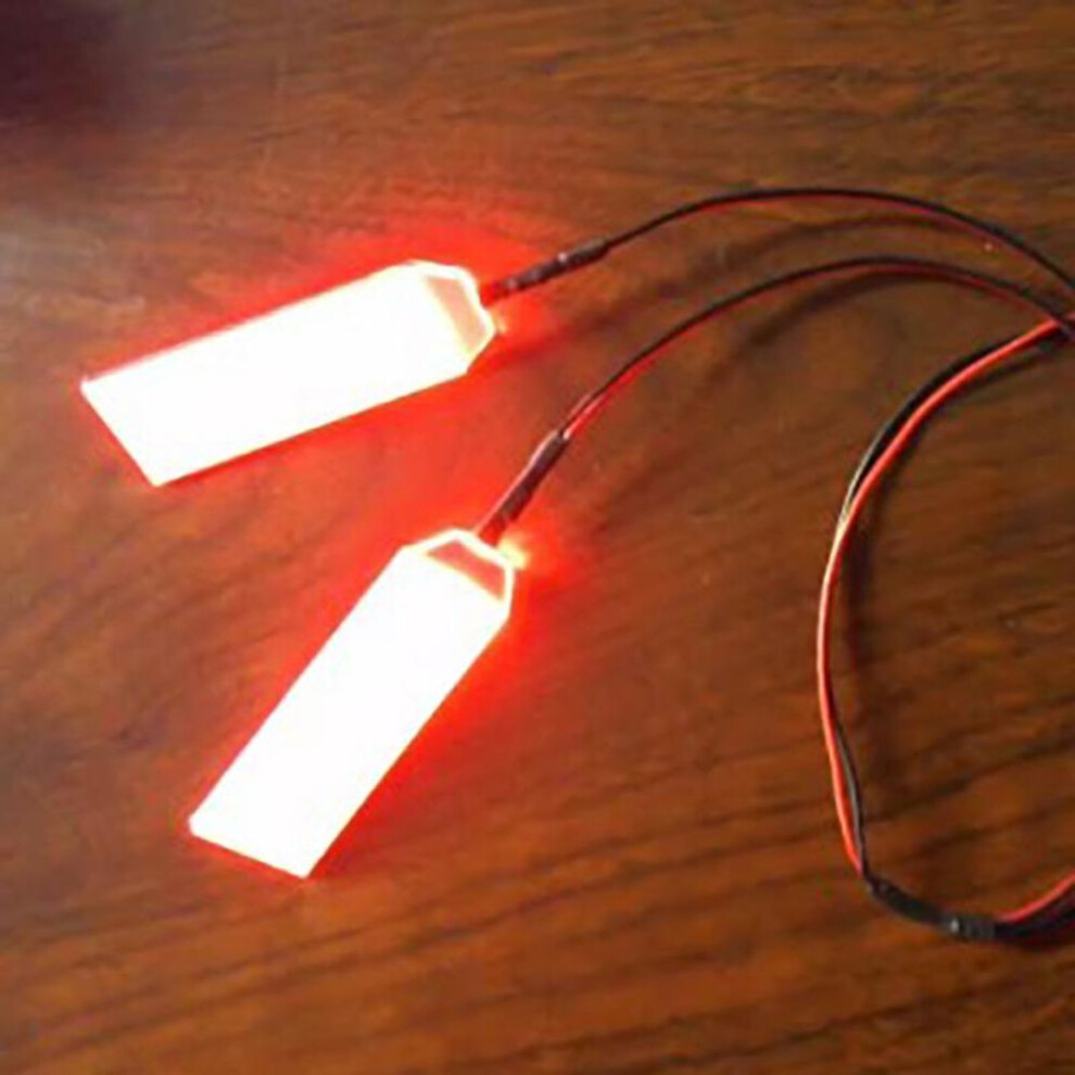 (red) Flexible Bendable Diy Led Light Eyes Kits For Helmet Mask Eye Light Cosplay Accessories Cr2032 Input