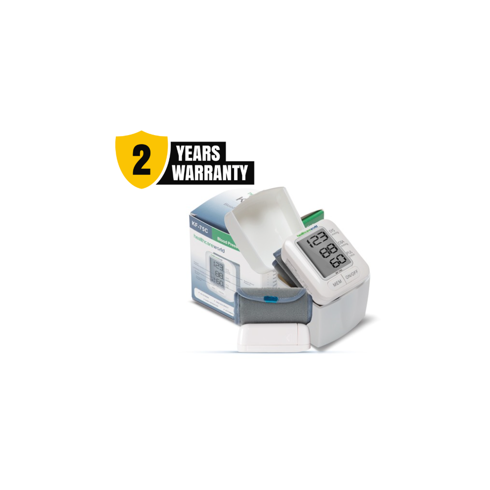 Wrist Blood Pressure Monitor Digital & Fully Automatic WHO Indicator Clinically Validated