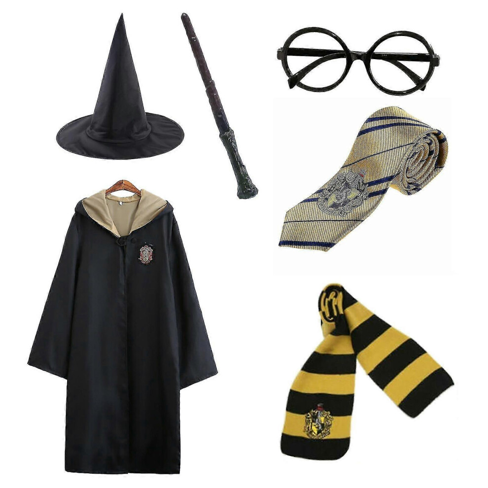 (125Cm, ) Harry Potter Cosplay Costume For Kids Black