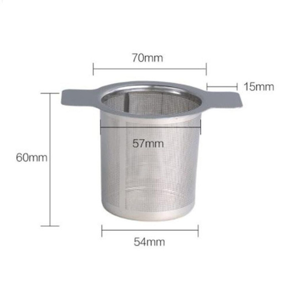 1 Pcs Stainless Steel Reusable Mesh Tea Infuser Strainer Leaf Filter Sieve Cup Parts