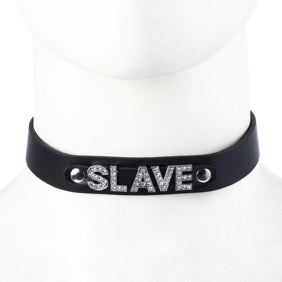 (black, slave) Bdsm Random Shot Black Bondage Collar Neck Sleeve Adjustable Leather Necklace Tow Rope Erotic Sex Games Chastity Sex Toys
