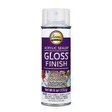 Aleene's 26412 Spray Gloss Finish – Acryl-Versiegelung, 6 oz, klares, superglänzendes Finish, innen/außen, wetterbeständig, Originalversion