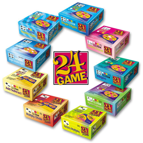 24 GAME 96-Card Deck: Integers Math Card Game 1