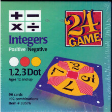 24 GAME 96-Card Deck: Integers Math Card Game