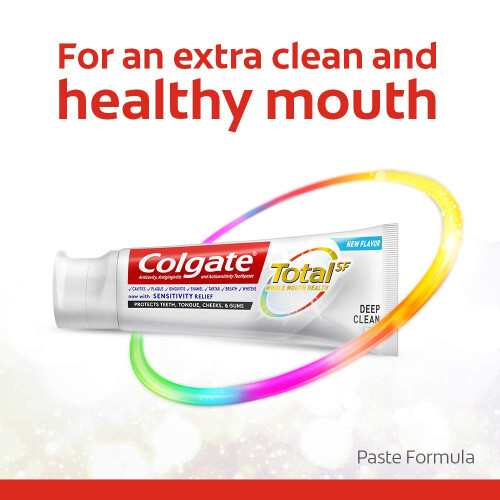 Colgate Dentifricio Colgate Total, Deep Clean, 5,1 once, 2 pezzi 1