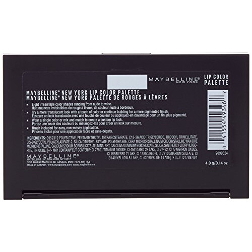 Maybelline Paleta Χρωμάτων Χειλιών Maybelline Lip Studio, 0.14 oz. 2