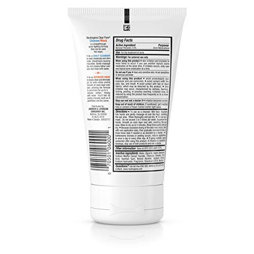 Neutrogena Neutrogena Neutrogena clear Pore cleanser Mask 42 oz 1