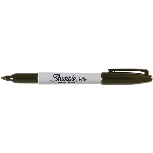 Sharpie SHARPIE Μόνιμοι Μαρκάδες Λεπτής Μύτης, 24 Μαρκάδες (2 X Κουτιά των 12), Μαύρο (30051) 1