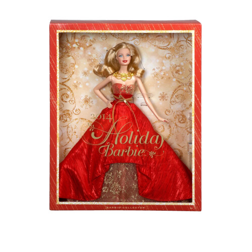 Barbie Mu   eca Barbie de colecci   n navide   a de 2014 1