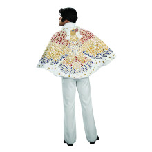Rubie's Men Elvis Cape Met Eagle Design Kostuum Accessoire Wit One Size US