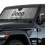 Jeep Wrangler Custom-Fit Auto Sunshade 5