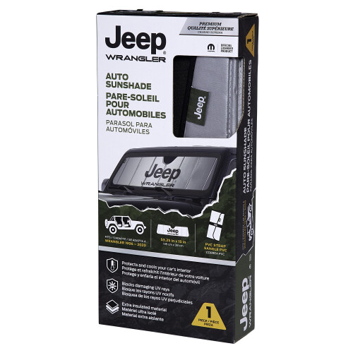 Jeep Wrangler Custom-Fit Auto Sunshade 2