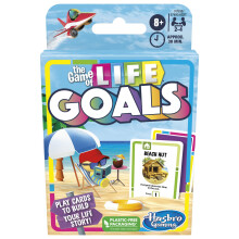 Jeu de cartes Hasbro The Game of Life Goals - Jeu familial rapide pour 2     4 joueurs     partir de 8 ans