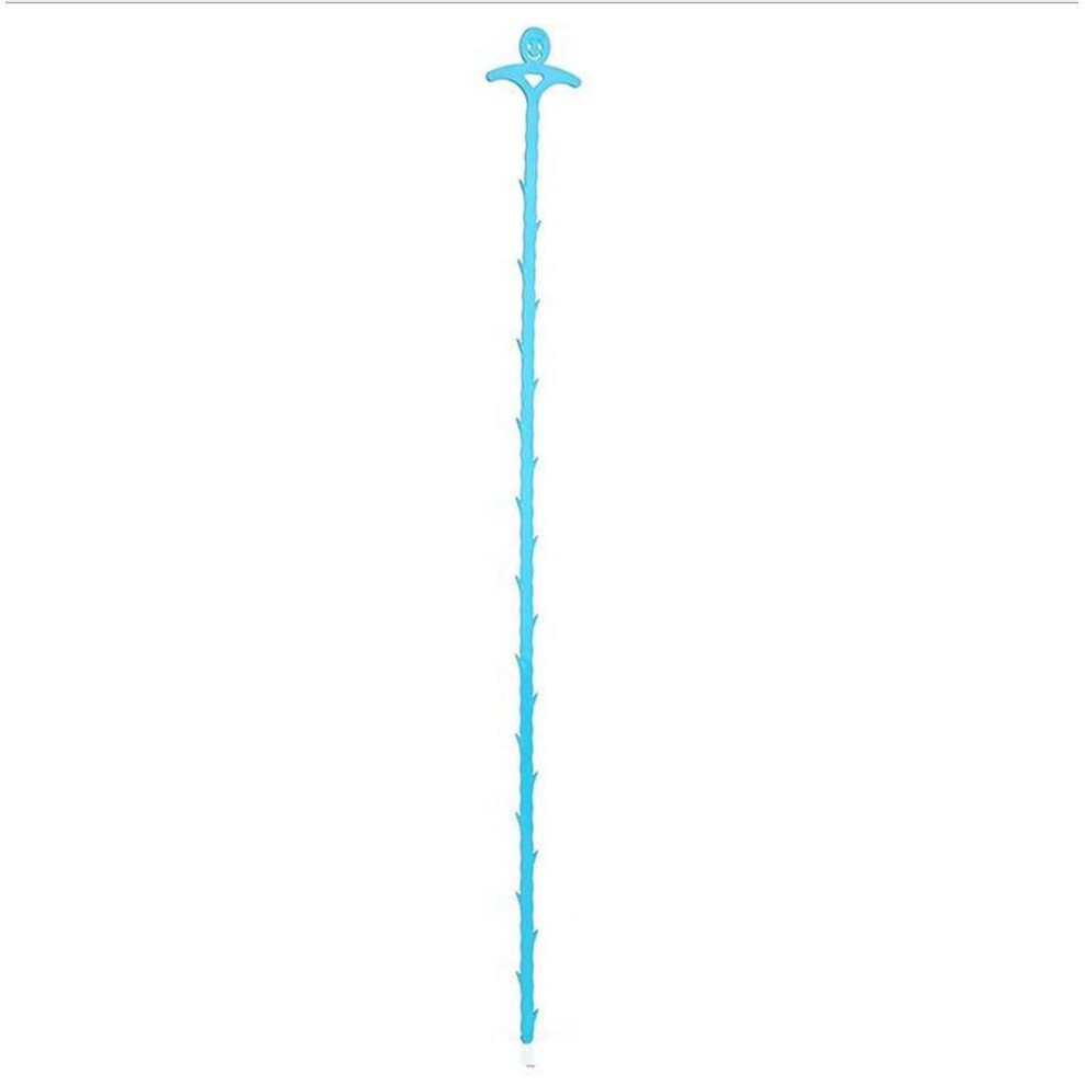 (blue) Sink Cleaning Hook Bathroom Floor Drain Sewer Dredge Device Small Tools Creative Home