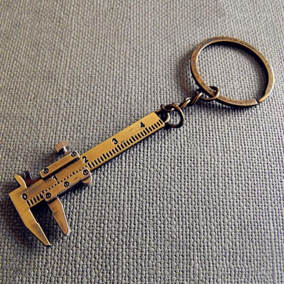 (Other) Home Supplies Fashion Accessories Mini Vernier Caliper Key Ring Portable Keychain
