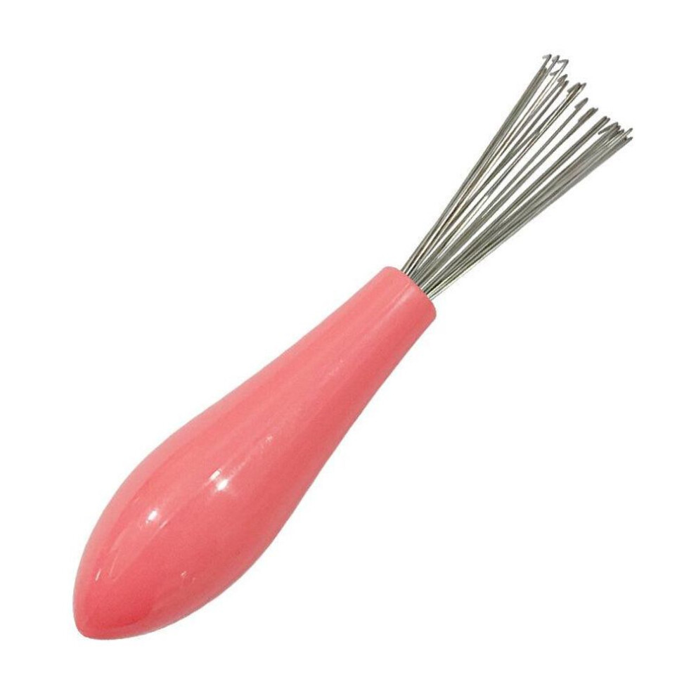 (red) Comb Cleaner Curly Hair Comb Cleaning Claw Hair Tool Comb Carpet Hair Removal Hook