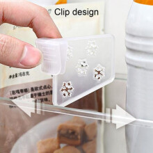 (as the picture) Punch-free Adjustable Fridge Dividers - 4Pcs