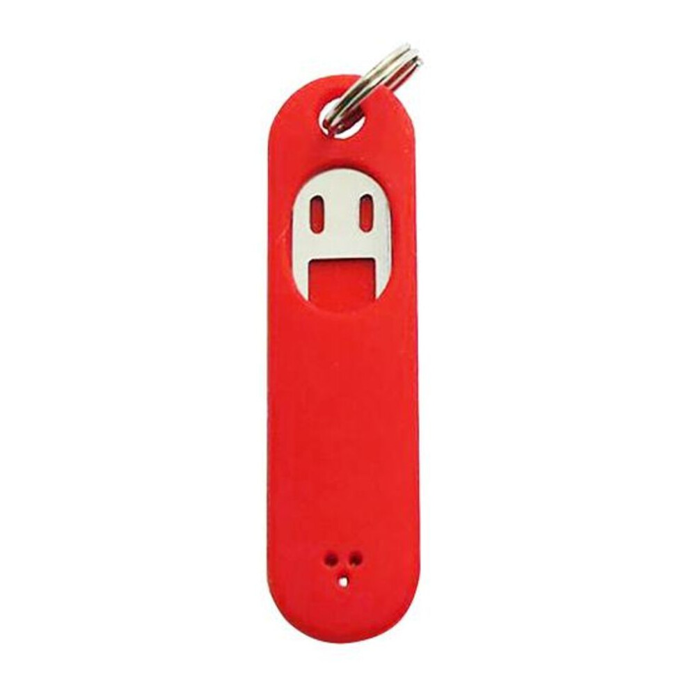 (red) Convenient Card Remover Wear-resistant Durable Sim Tray Pin With Silicone Case