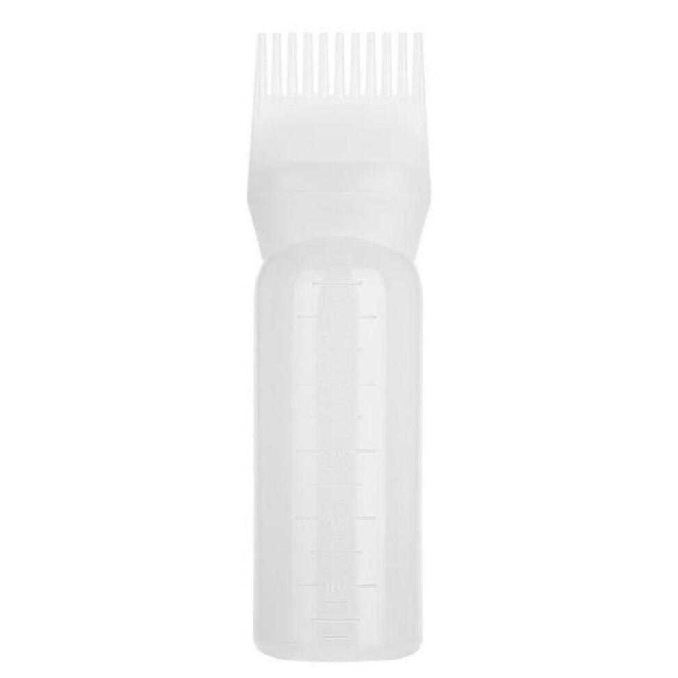 (white) 3 Colors Hair Dye Applicator Brush Bottles Dyeing Shampoo Bottle Oil Comb Hair Dye Bottle Applicator Hair Coloring Styling Tool